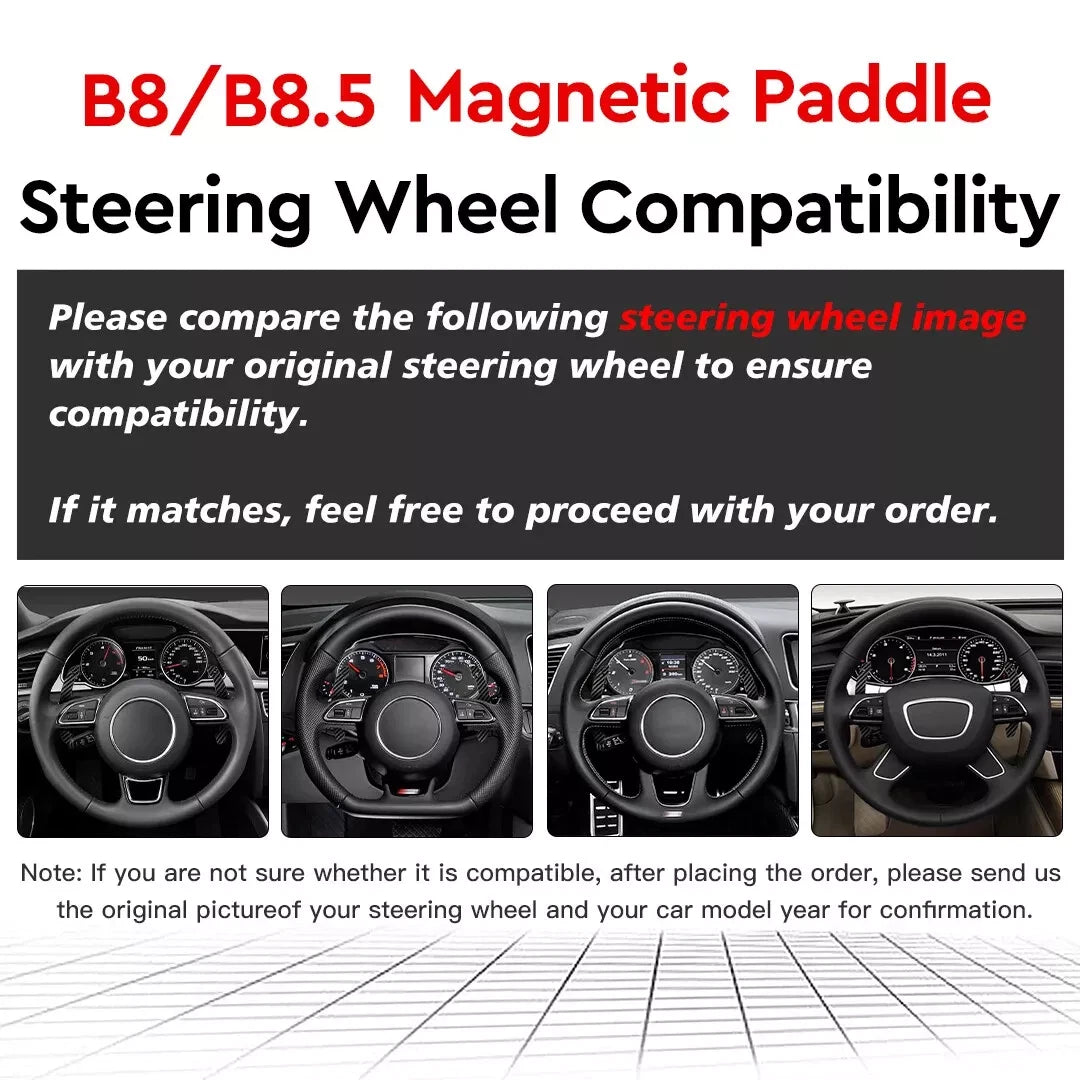 Audi Magnetic Paddle Shifters (B8/8.5, B9/9.5, C7, C8)